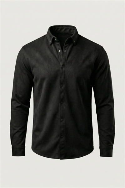 Erkek Uzun Kollu Süet Gömlek