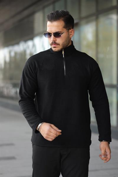 Erkek Zip Yaka Polar Sweat