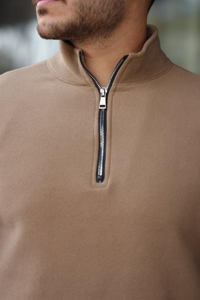 Erkek Zip Yaka Polar Sweat