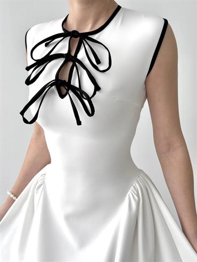 Eros Fiyonk Detaylı Elbise