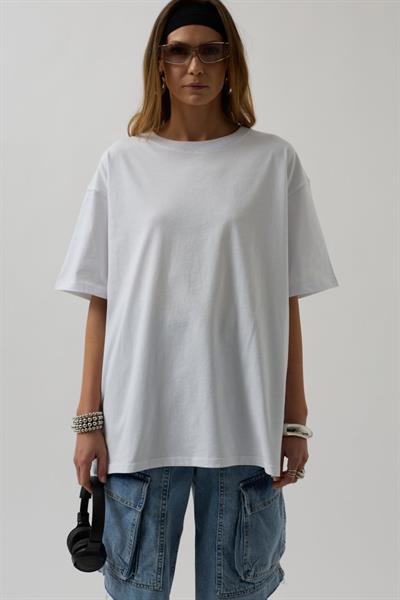 Etek Ucu Baskili Tshirt