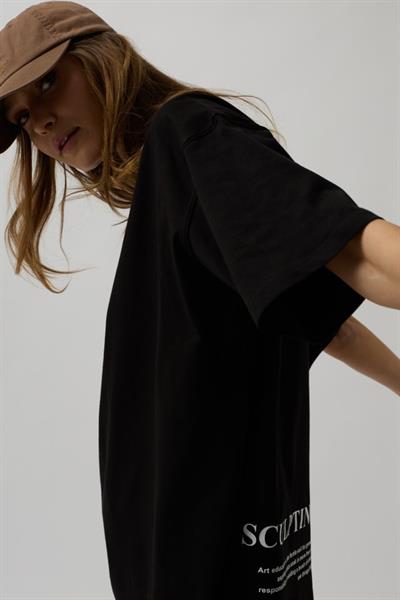 Etek Ucu Baskili Tshirt