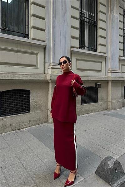 Etekli Spor Çizgili Takım 9991