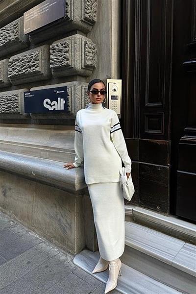 Etekli Spor Çizgili Takım 9991