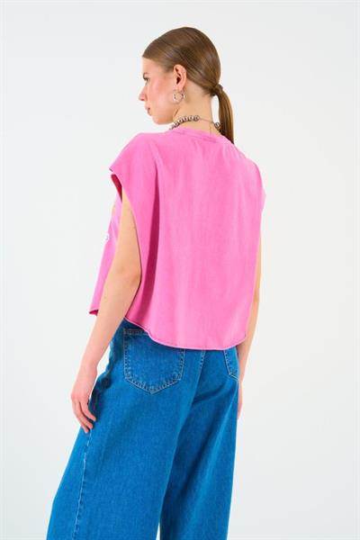 FEELİNGS T-shirt - Fuşya