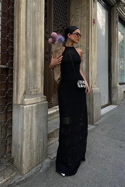 Fabiana Ajurlu Halter Yaka Elbise 2721-01