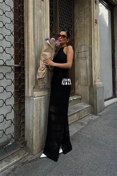 Fabiana Ajurlu Halter Yaka Elbise 2721-01