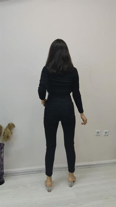 Fermuar Detay Jean Pantolon.95cm