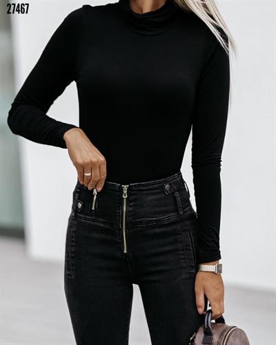 Fermuar Detay Jean Pantolon.95cm