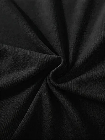 Fiyonk Baskılı Siyah Oversize Unisex T-shirt- Siyah