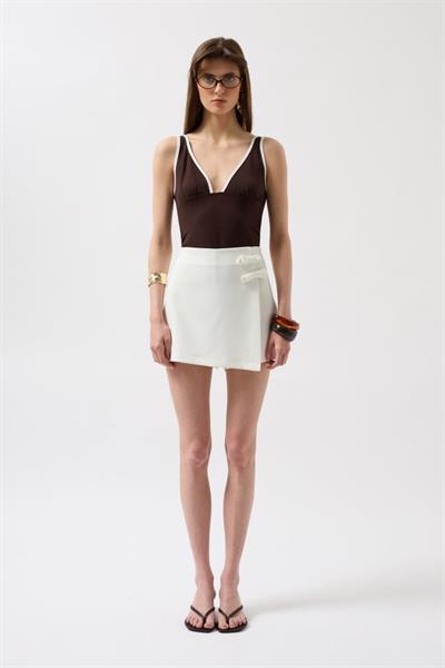 Fiyonk Detay Mini Etek