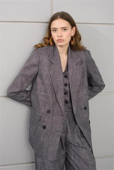 Gaelle Oversize Tuşe Ceket 6100-08