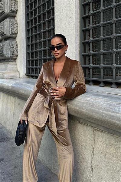 Gaitlin Oversize Kadife Takım 9897