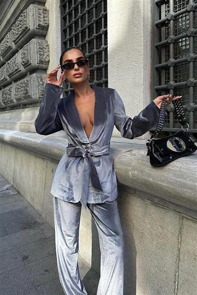 Gaitlin Oversize Kadife Takım 9897