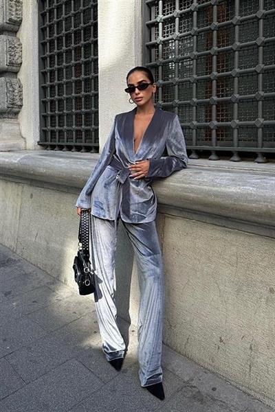 Gaitlin Oversize Kadife Takım 9897
