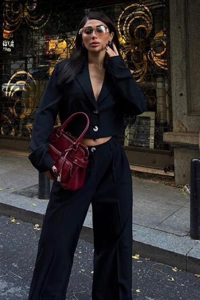 Garry Palazzo Pantolon Klasik Takım 9933