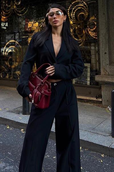 Garry Palazzo Pantolon Klasik Takım 9933