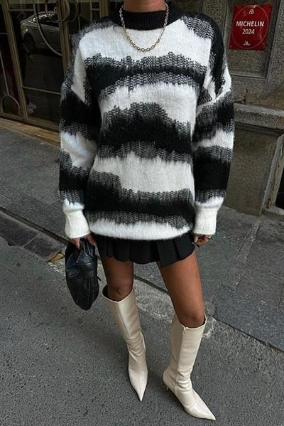 Geçiş Detaylı Şardonlu Kazak 1346