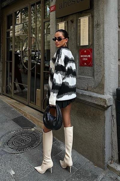 Geçiş Detaylı Şardonlu Kazak 1346