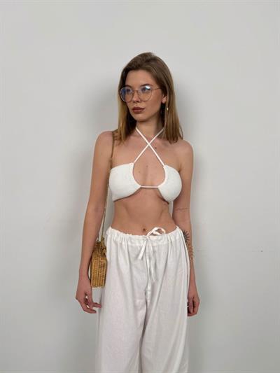 Göğüs Dekolteli Dokulu Bra