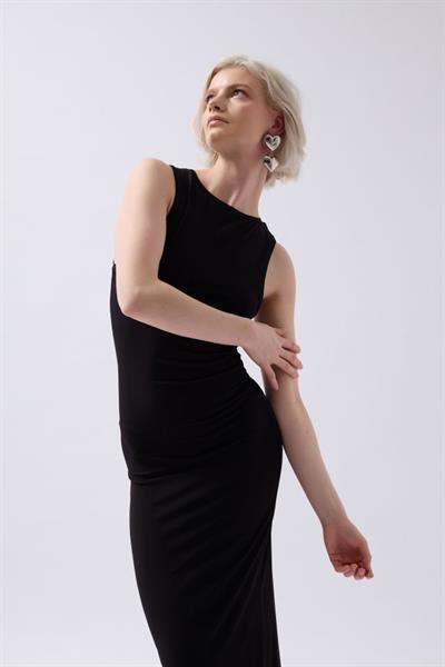 Halter Yaka Maxi Günlük Elbise