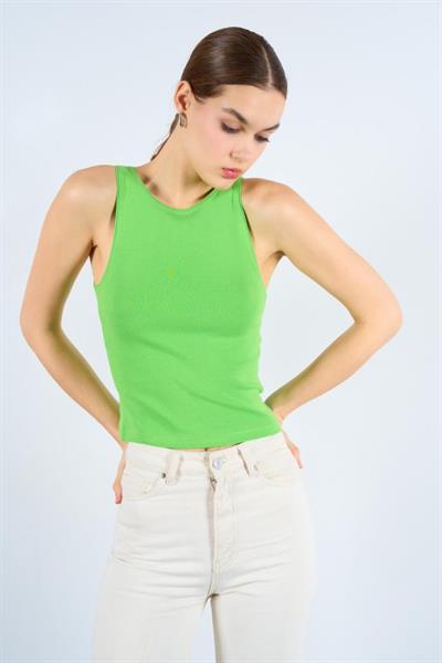 Halter Yaka Ribana Atlet - Yeşil