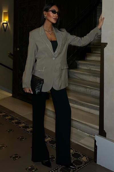 Hardy Taş Detay Blazer Ceket 6104-08