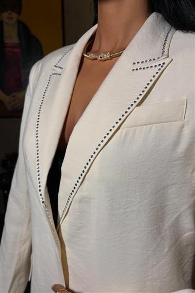 Hardy Taş Detay Blazer Ceket 6104-08