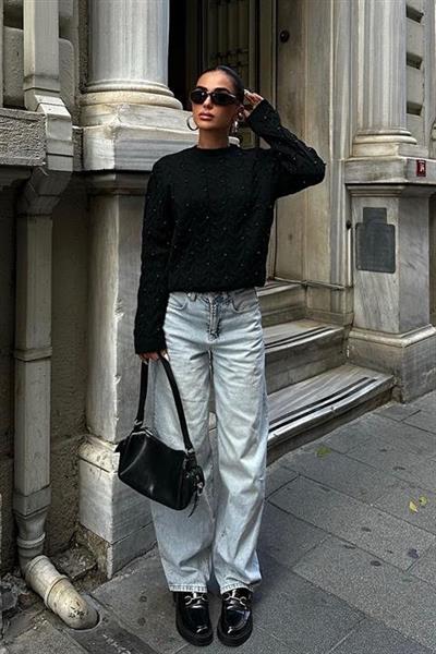 İnci Detaylı Kazak 1354