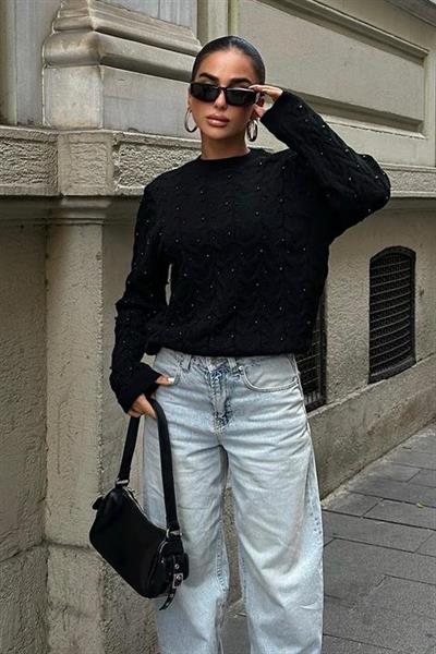 İnci Detaylı Kazak 1354