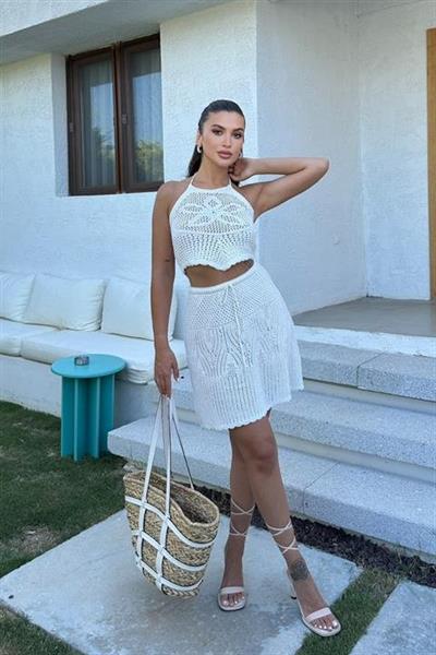 Jelly Nakış Detay Kroşe Takım 9873