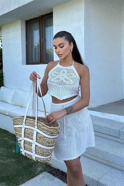 Jelly Nakış Detay Kroşe Takım 9873