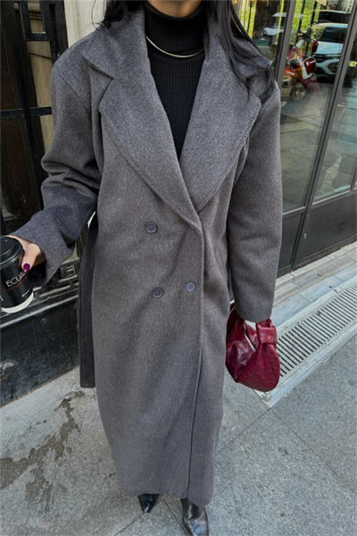 KAŞE KABAN MAXİ - Antrasit