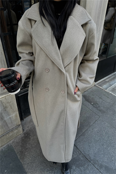 KAŞE KABAN MAXİ - Vizon