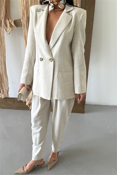 KETEN CEKET - PANTOLON TAKIM - Ham