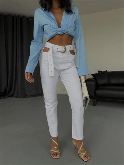 KOT PANTOLON - Beyaz