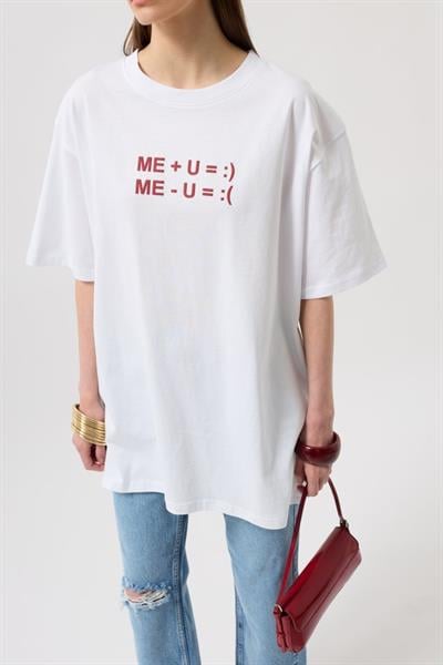 Kabartma Baskılı T-Shirt