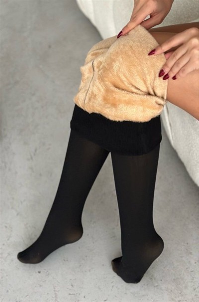 Kadın 2 şardonlu Termal Külotlu çorap