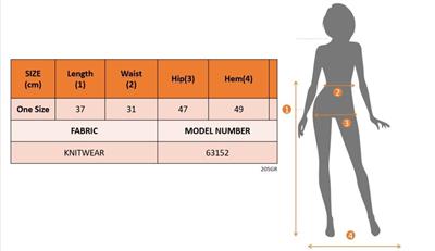 Kadın Bağcıklı Mini Triko Etek