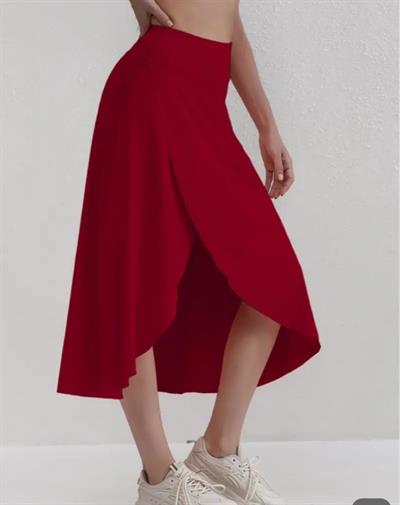 Kadın Cep Detay Taytlı Sandy Etek