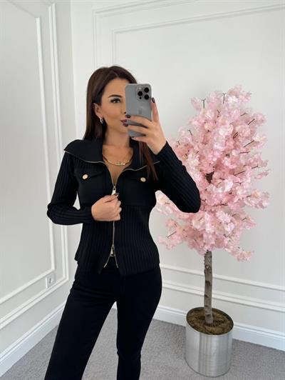 Kadın Cep Ve Fermuar Detay Fırsat ürün Bluz