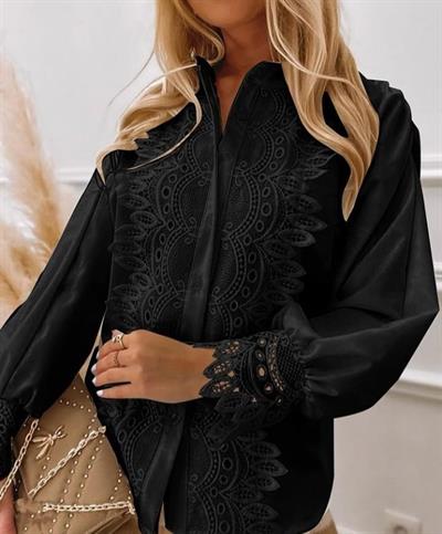 Kadın Dantel Güpür Detay Fırsat ürün Gömlek