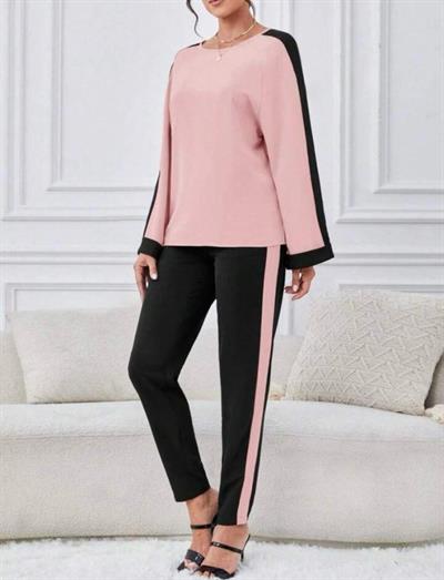 Kadın Iki Iplik şerit Detaylı Ikili Takım