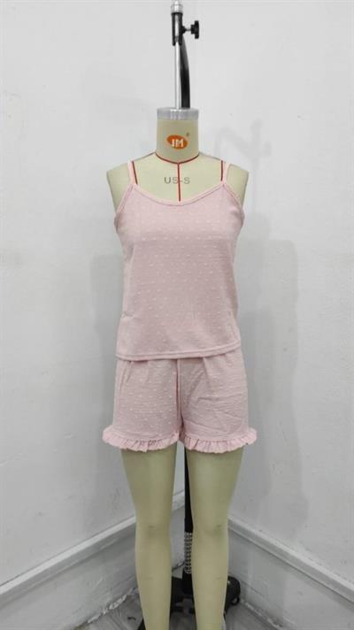 Kadın Ip Askılı Atlet Ve Alt Pon Pon Aerobin Short Takım