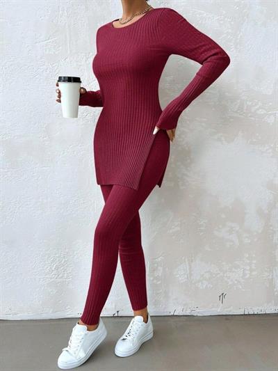 Kadın Ispanyol Kol Detay Kare Yaka Ribanalı Midi Boy Elbise