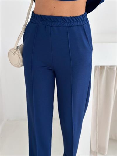 Kadın Kapşunlu Ve Atlet Detaylı Tunik Yüksek Bel Pantolunlu ıkılı Takım