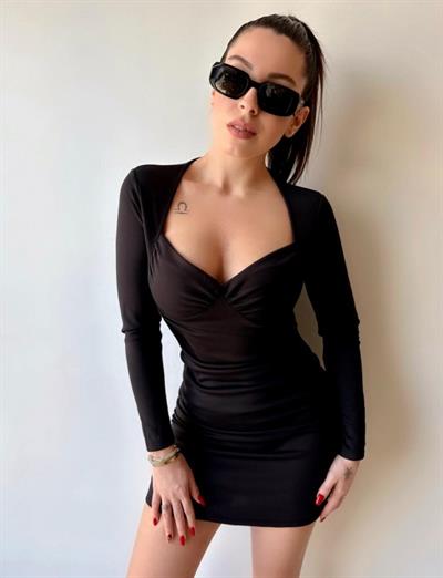 Kadın Kare Yaka Mini Elbise