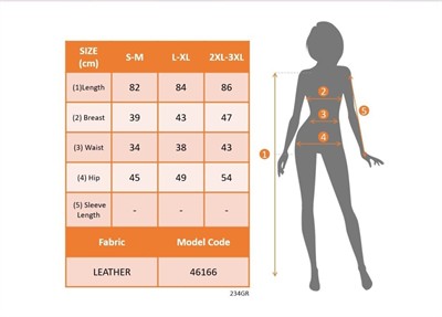 Kadın Kolsuz Balıkçı Yaka önden Fermuarlı Kısa Deri Elbise