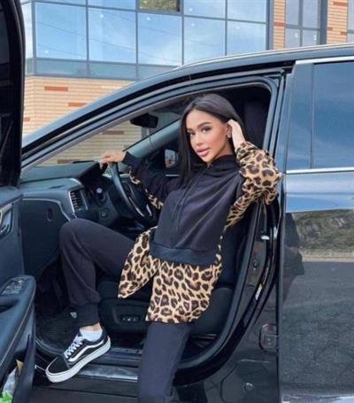 Kadın Leopar Ve Gömlek Detay Sweat Ve Pantolon Kili Takım