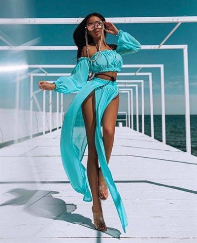 Kadın Multi şifon Pareo Takım